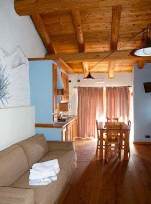 The living area Farmhouse Hotel + Apartments Alpes d'OC Morinesio