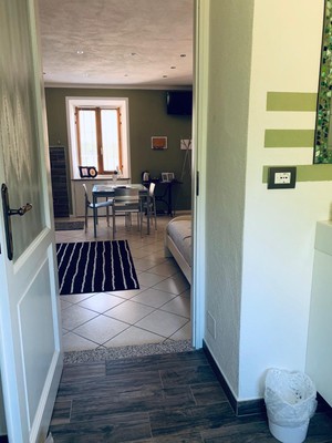 The living area Apartment La Tana Guest House