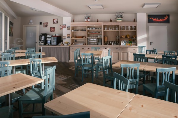 The restaurant Frabosa Sottana (Cuneo Alps) Laghetto