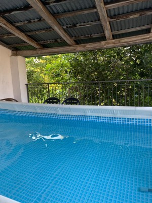 Photo of the outdoor swimming pool