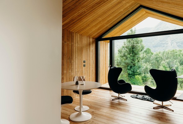 The living area Holiday House Lou Estela