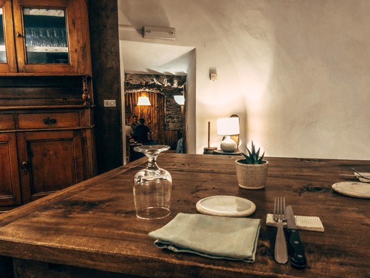 Il ristorante Acceglio (Valle Maira) Taverna Visaisa