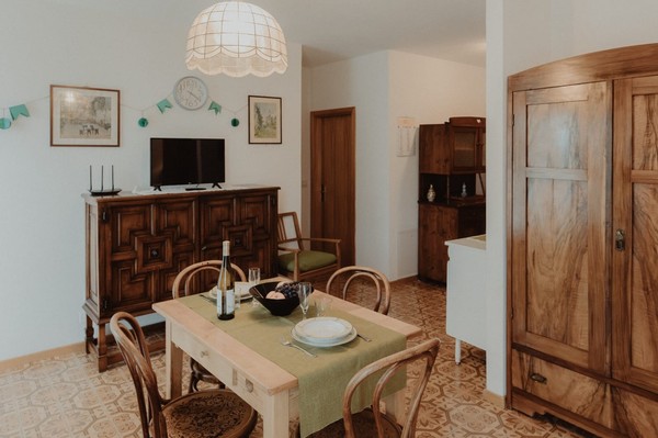 The living area Apartments Vacanze in Val di Non