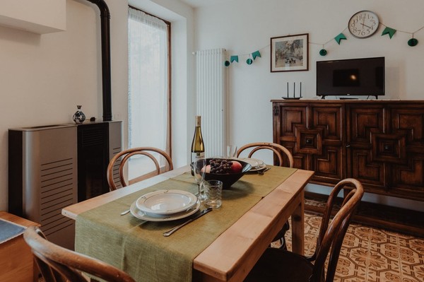 The living area Apartments Vacanze in Val di Non