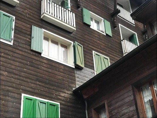 Foto Außenansicht Ferienwohnung Studio Dahu