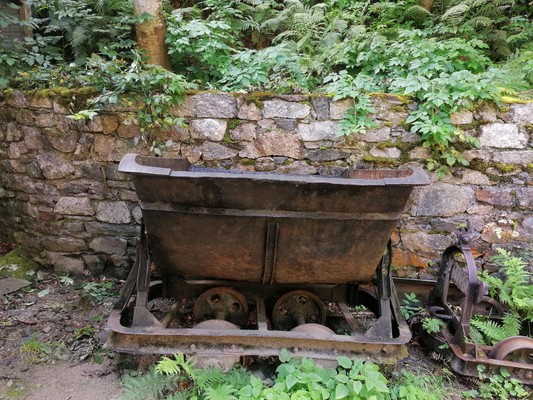 Foto einiger Details Museum der Goldmine von Guia Aps