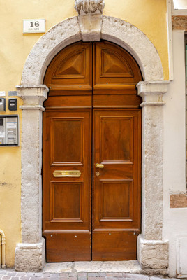 The entrance