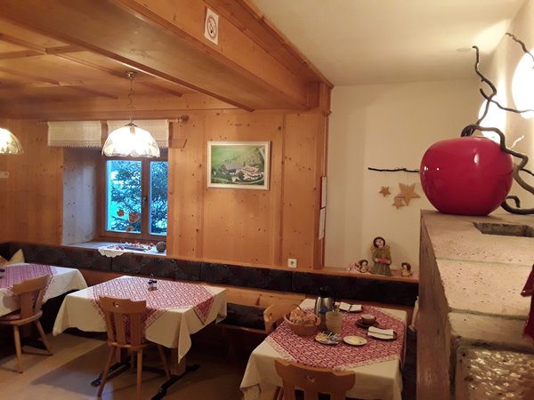 Il ristorante Terento Marchnerhof