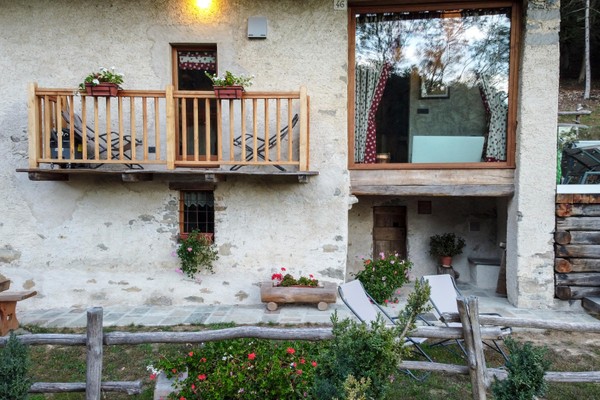 Foto Außenansicht Ferienhütte Chalet la Cesarina