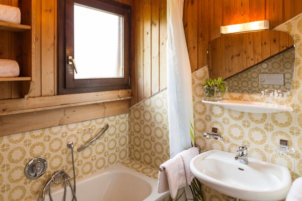Foto del bagno Appartamenti in agriturismo Mair am Graben
