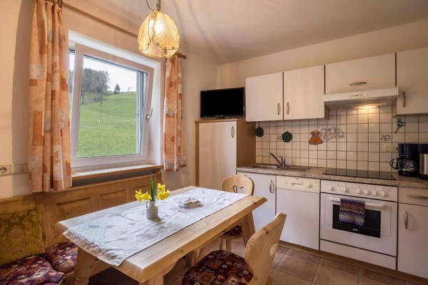 Photo of the kitchen Gasserhof Apartments in Margen