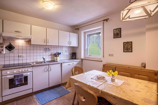 Photo of the kitchen Gasserhof Apartments in Margen