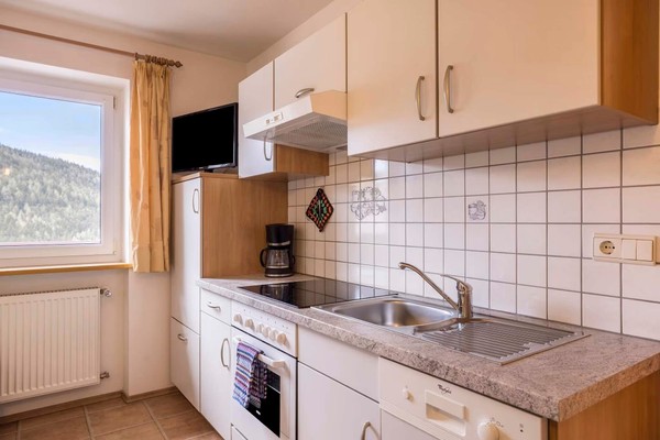 Photo of the kitchen Gasserhof Apartments in Margen
