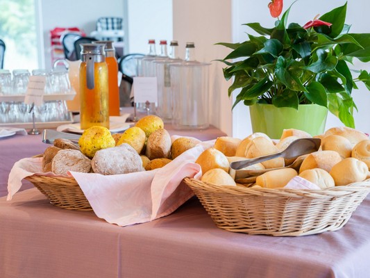 The breakfast Hotel Benacus Panoramic