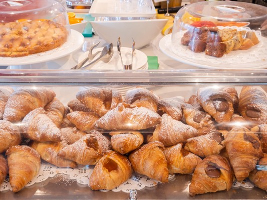 The breakfast Hotel Benacus Panoramic