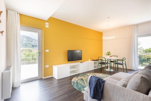 The living area Apartments Villa al Fiume