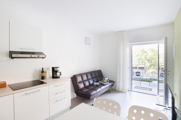 The living area Apartments Villa al Fiume