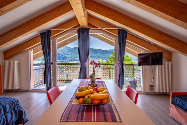 La zona giorno Appartamenti Villa Rosa