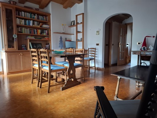 La zona giorno Appartamento Luminosa Mansarda