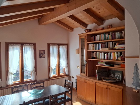 La zona giorno Appartamento Luminosa Mansarda