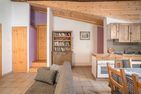 La zona giorno Appartamenti in agriturismo Antica dimora del gallo nero