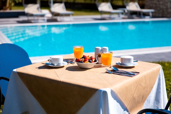 Das Frühstück B&B auf dem Bauernhof Agritur Maso Santa Lucia