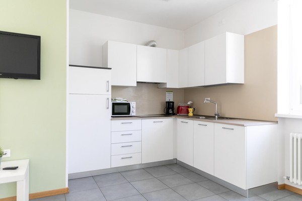 Foto della cucina AB&C Arco bed and camping