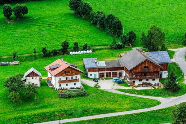 Lage Ferienwohnungen auf dem Bauernhof Huberhof Terento