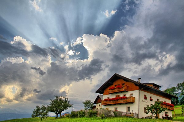Foto Außenansicht im Sommer Huberhof