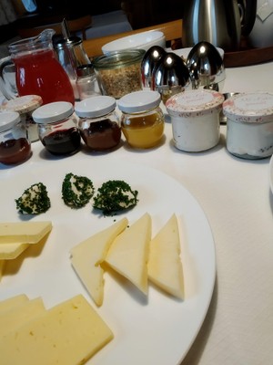 La colazione Appartamenti in agriturismo Huberhof