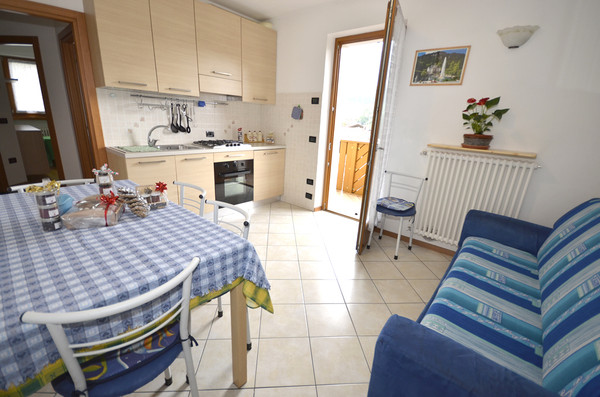 La zona giorno Appartamenti Comano Terme