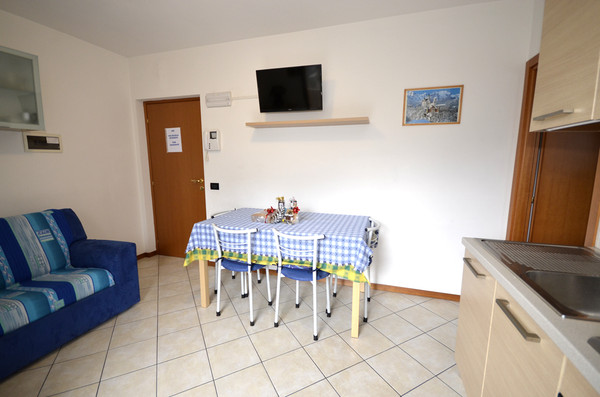 La zona giorno Appartamenti Comano Terme