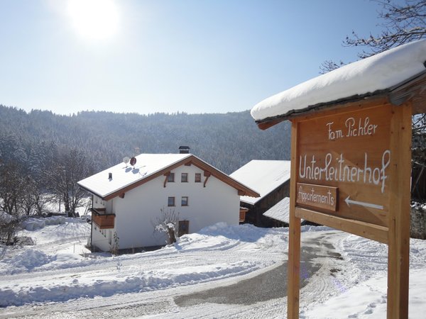 Foto esterno in inverno Unterleitnerhof