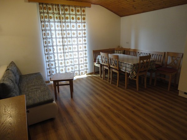 La zona giorno Appartamenti in agriturismo Unterleitnerhof
