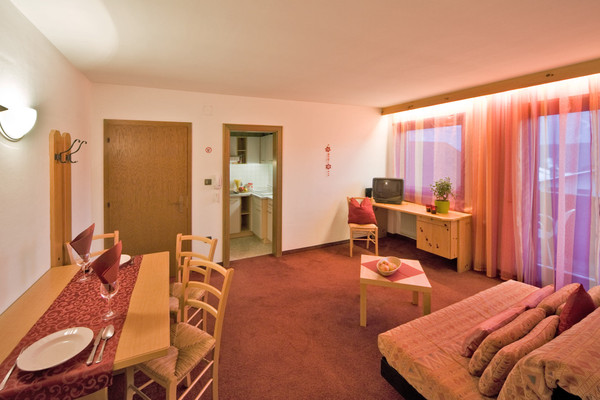 The living area Appartements Erika