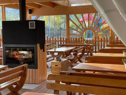 The restaurant Arco Camping Zoo