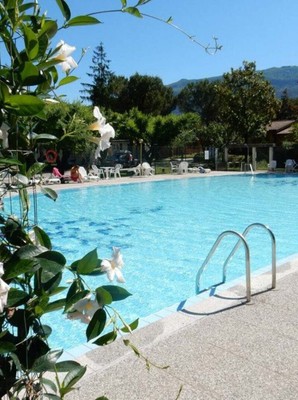 Photo of the outdoor swimming pool