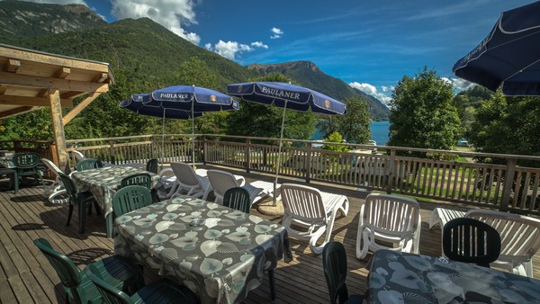 The restaurant Pieve di Ledro al Lago