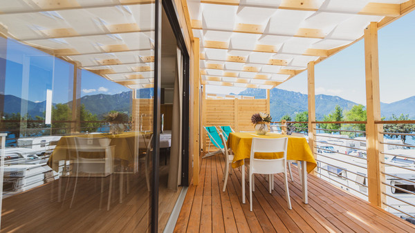 Photo of the balcony Best Ledro Camping