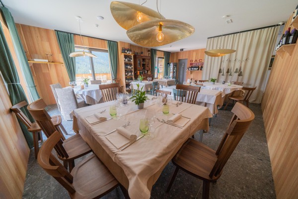 Das Restaurant Sappada Bach Boutique Hotel