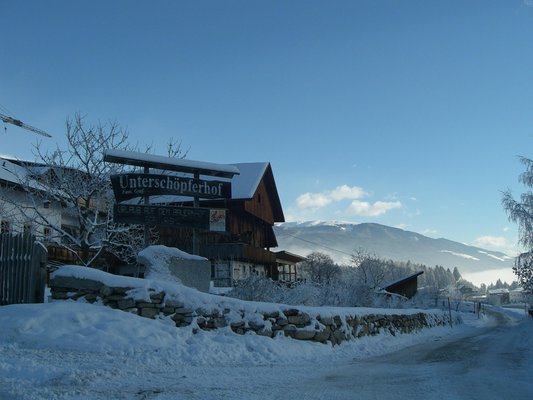 Foto invernale di presentazione Appartamenti in agriturismo Unterschöpferhof