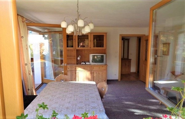 La zona giorno B&B + Appartamenti in agriturismo Bartlhof