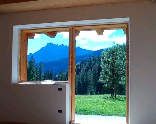 La zona giorno Appartamenti Tabià sui Prà