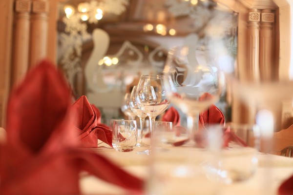 The restaurant Canazei Laurin
