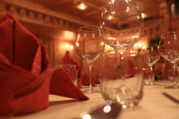 The restaurant Canazei Laurin