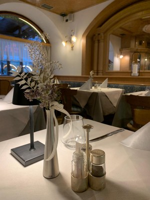 The restaurant Canazei Laurin