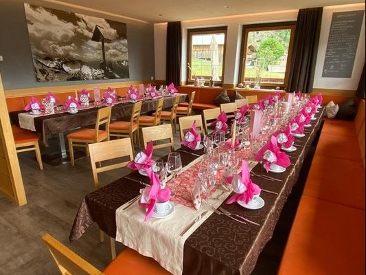 Das Restaurant Moos in Passeier Pension Widmann