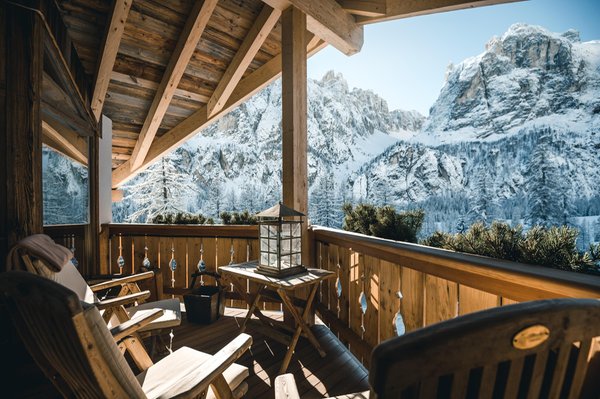 Foto vom Balkon Kolfuschgerhof Mountain Resort