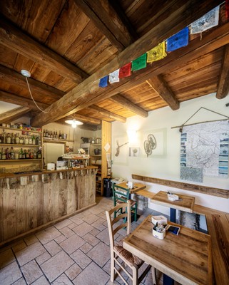 The restaurant Macra (Valle Maira) Locanda Del Silenzio