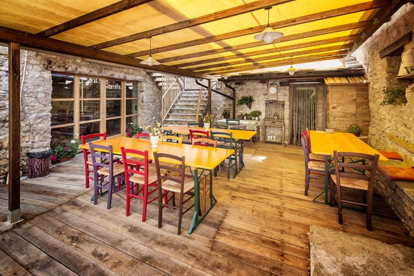 The restaurant Macra (Valle Maira) Locanda Del Silenzio